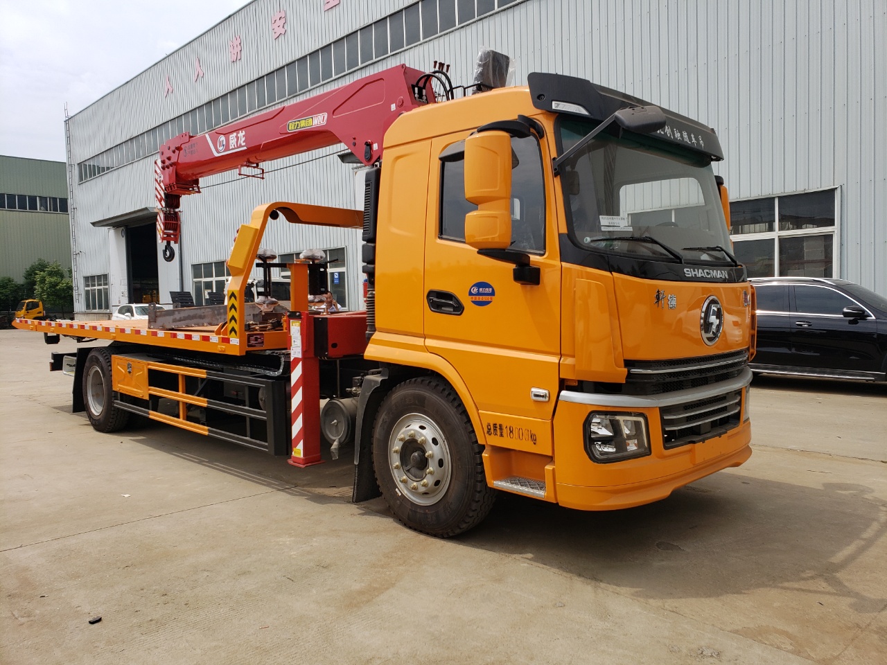 陜汽軒德帶吊清障車(chē)