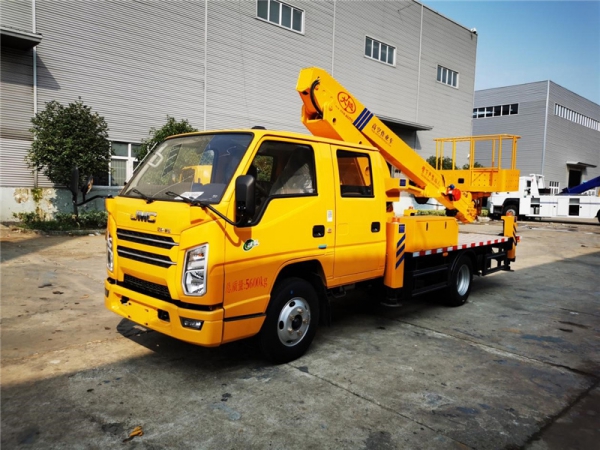 國六18S江鈴雙排高空作業(yè)車(chē)