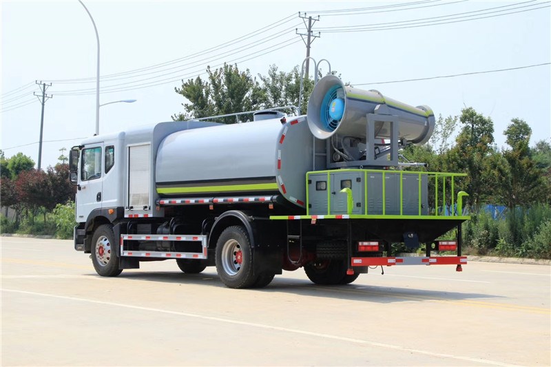 國六東風(fēng)D9 10噸圓罐抑塵車(chē)
