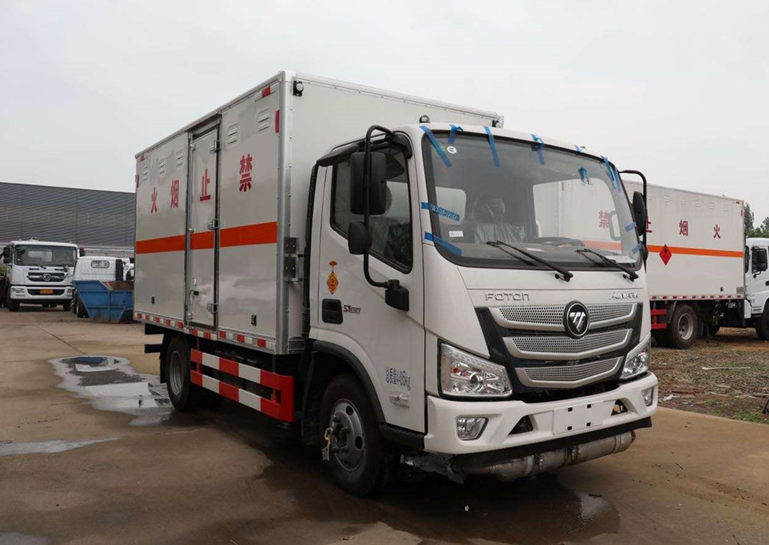 歐馬可國六藍牌氣體廂式運輸車(chē)