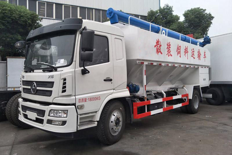 陜汽軒德散裝飼料運輸車(chē)